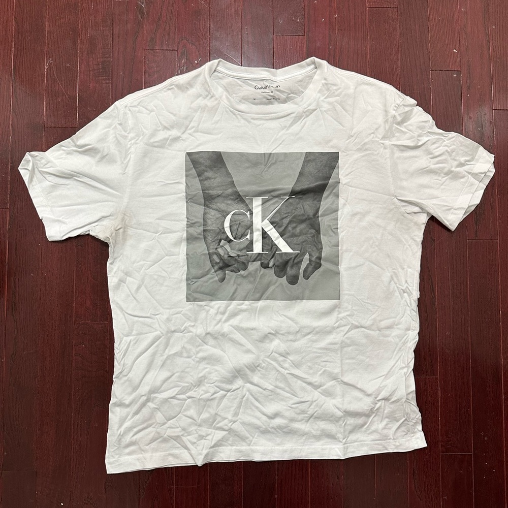 White Calvin Klein too